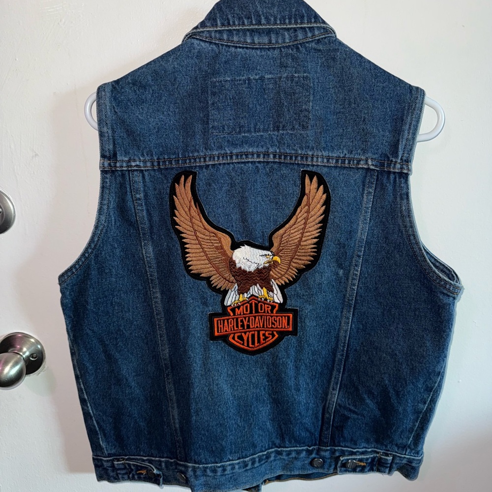 Harley-Davidson Blue Denim Vest